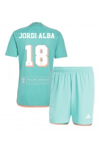 Inter Miami Jordi Alba #18 Babytruitje 3e tenue Kind 2024-25 Korte Mouw (+ Korte broeken)